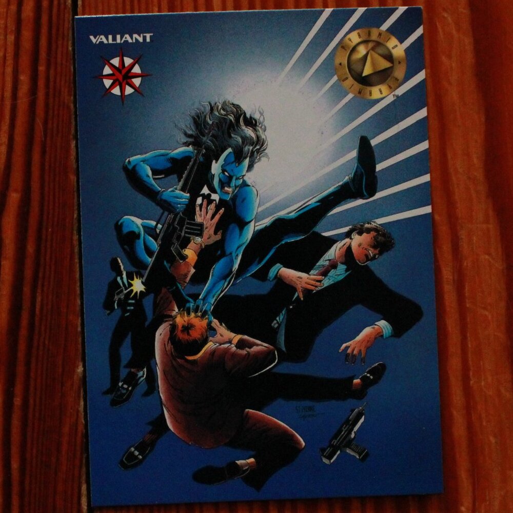 Vintage Upper Deck 1993 "Valiant" Trading Card